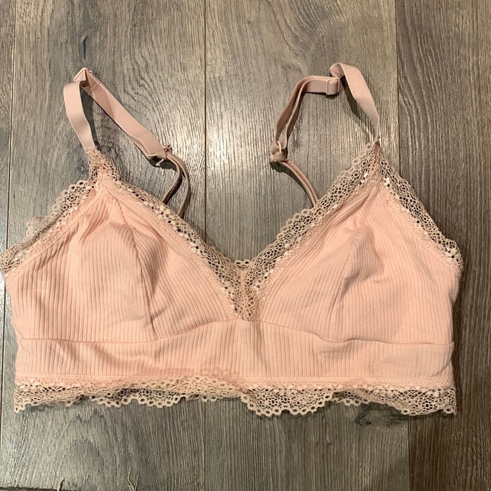 Nude/pink bralette size medium